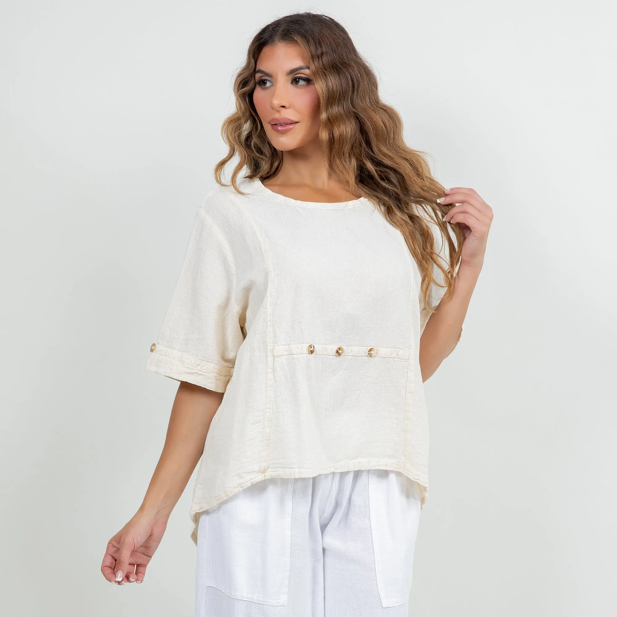 Women's 100% Cotton Gauze Kira Top