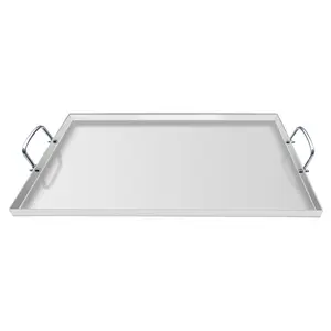 Smartcook rectangular stainless steel grill pan for grilling, suitable for outdoor grilling, easy to clean Cookware Indoor