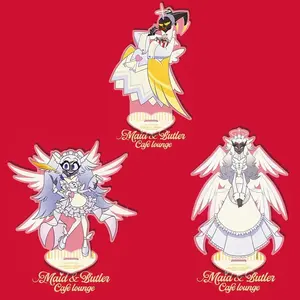 Acrylic Stand for Hazbin Hotel Charlie Morningstar Vaggie Angel Dust Adam The Exorcist Husk Alastor Vox Acrylic Standing Plates