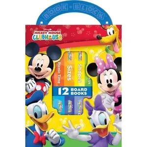 Disney Junior Mickey Mouse Clubhouse: 12 Board Books -- Pi Kids, Mixed Media Product