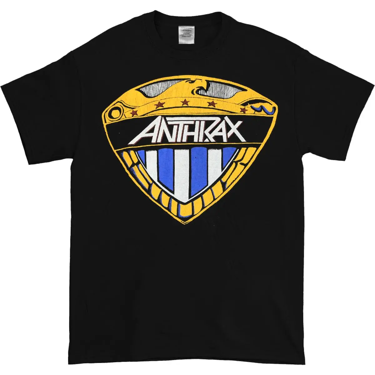 Anthrax Band Tee 1987 Among The Living Tour New Black Double Side T-Shirt