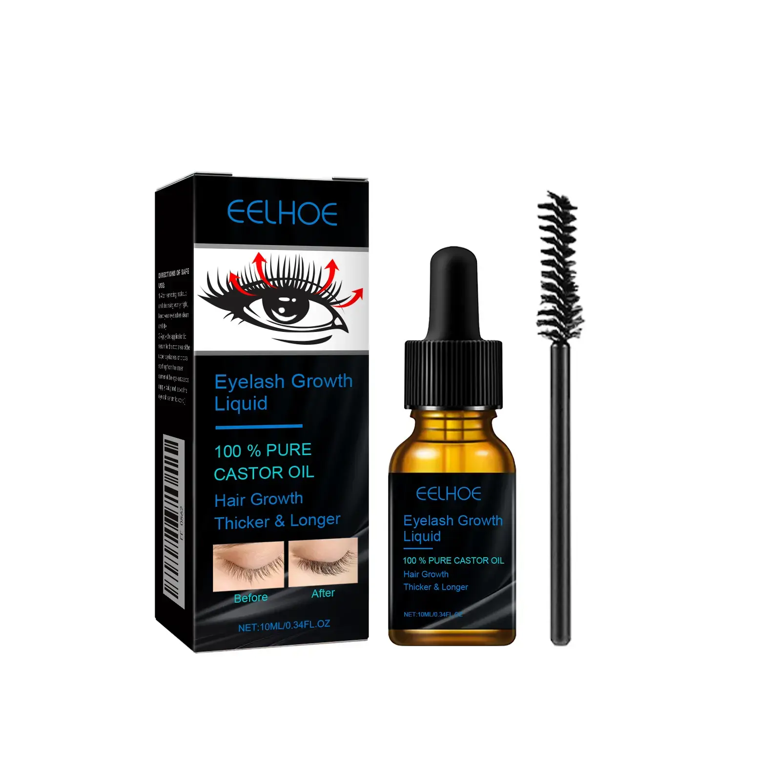 7-Day Lash & Brow Growth Serum, Fast-Growing Formula for Longer Looking, Thicker, Lengthening and Volumizing Lashes, Eyelash Lift & Eyebrow Enhancer, Lengthening Volumizing Lashes, Longer Looking Lashes