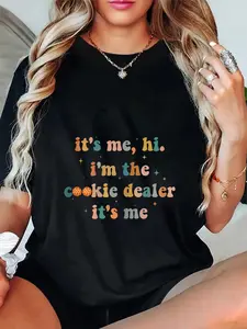 100% Cotton Unisex Girls scout cookie tee Girls scout Cookie dealer Round Neck Short Sleeve T-Shirt Women's Men Graphic Tee