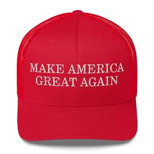 2024 MAGA Embroidered Baseball Cap, Make America Great Again Hat, Campaign Hat, Patriotic Conservative Trucker Hat