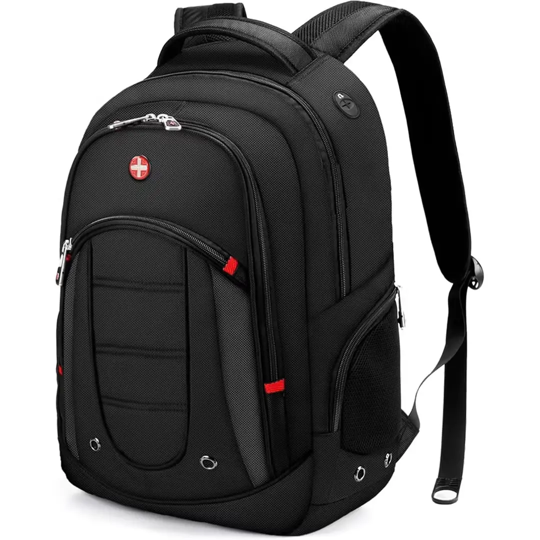CROSSGEAR Travel Backpack 15.6 Inch,with USB Charging Port ,Wate-Resistant Business Backpack,Anti Theft BackpackWeekend Summerwins,Campingessentials.Campinggear,Vacation Outfits,Beach Outfits.