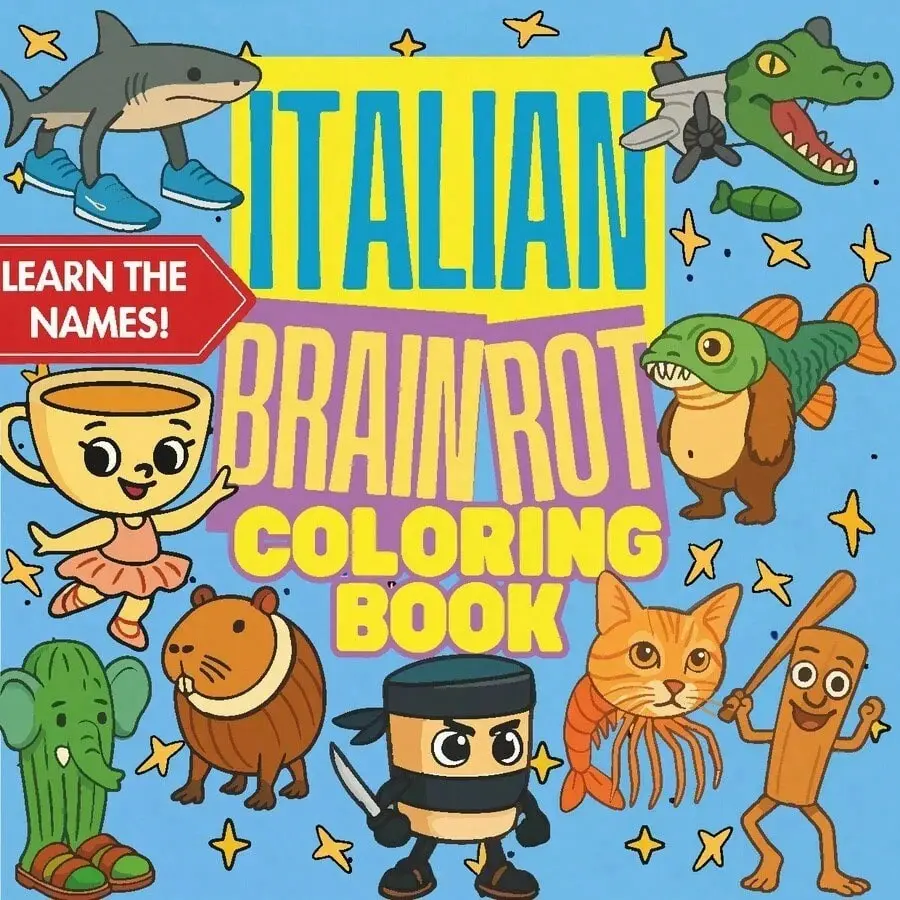 Italian Brainrot: Coloring Book for Adults, Fun Adventure with Fantasy World, Whimsical World, Fantasy Creatures and Strange Scenes, Enjoy Creative Escape From Reality