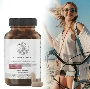 Hormone Harmony Supplement for Women - Natural Hormonal Balance Support | Menopause & Perimenopause Wellness l Helps with Hot Flashes & Mood 72 Capsules