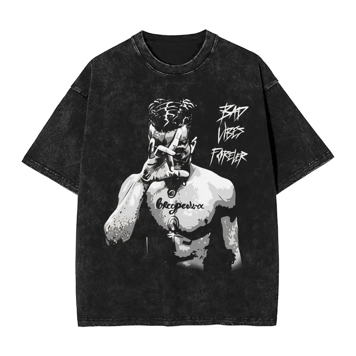 XXXTentacion Shirt, Retro Hip Hop Tee, Vintage Rapper Graphic T-Shirt, Streetwear Top, Gift For Fans