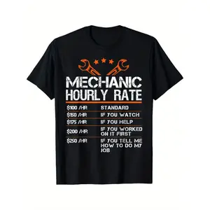 Humorous Auto Repair Technician Hourly Rates TShirt