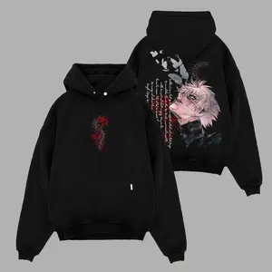 Ken Kaneki Tee – Tokyo Ghoul Vintage Wash T-Shirt, Oversized Unisex Anime Merch