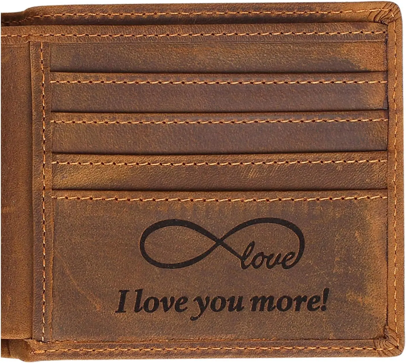 Engraved Personalized Wallet For Men -  For Boyfriend, Husband
