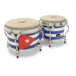 Latin Percussion  Mat Bongos Cuban Flag