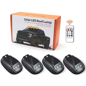 4/5pcs Wireless Mouse Warning Roof Light with Flashing Modes, Remote Control Multifunctional Roof Decoration Light for Cars SUV, LED Car Lights