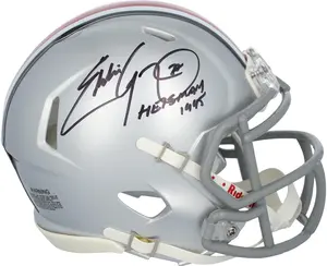 Eddie George Ohio State Buckeyes Autographed Riddell Speed Mini Helmet with "1995 Heisman" Inscription - Fanatics Authentic Certified
