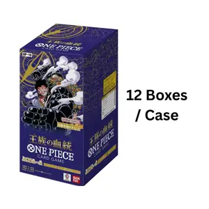 Case One Piece Trading Card Game OP-10 Booster Box Royal Blood Japanese Sealed (each case contains 12 boxes)
