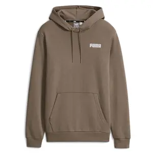 PUMA Mens Essentials Hoodie Casual Outerwear Casual Drawstring - Brown