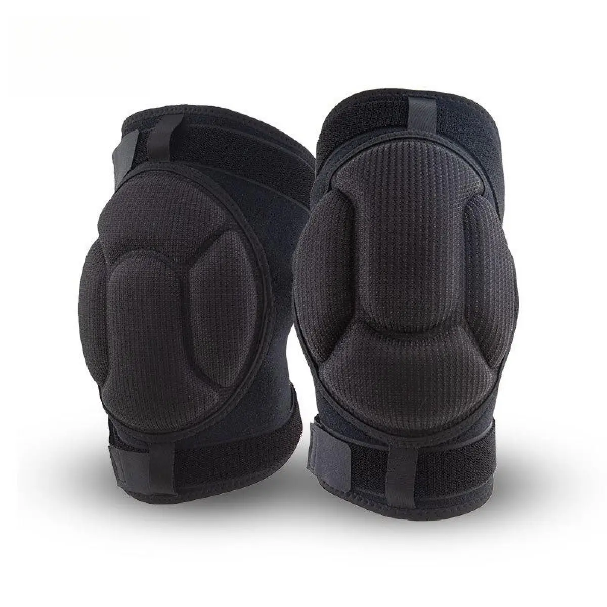 Sports Protective Gear Set - Thick Sponge Shock-Resistant Polyester Knee Pads, Anti-Slip Collision-Avoidance Sleeves, USB-Rechargeable Hands-Free Headlamp, Secure Grip Socks for Soccer, Outdoor Activities Knee Booster Patellar Knee Brace Knee Wrap Knee Be