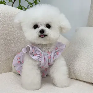 New spring and summer thin princess dress vest for dogs, suitable for Teddy, Bichon, Yorkshire, and small puppies, pet summer clothing