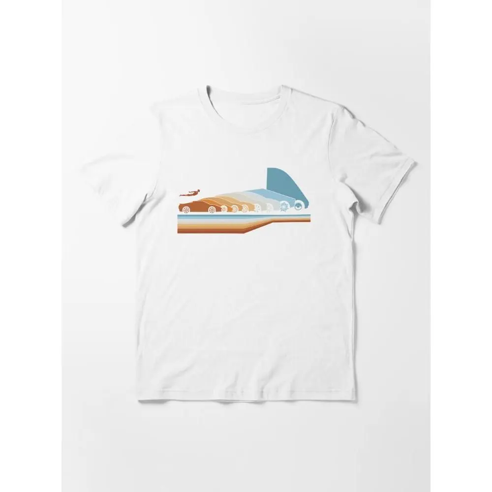 Tesla Retro Design White Background Essential T-Shirt
