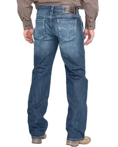 Rock & Roll Denim Men's And Reflex Double Barrel Straight Leg Jeans - M0s3473