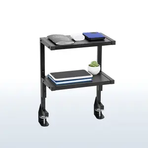 Above/Below Clamp-on Dual Shelf