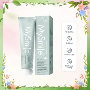 MySmile Sensitive Toothpaste with Nano Hydroxyapatite Toothpaste Reduces Sensitivity, Hydroxyapatite toothpaste whitening, Fluoride Free Whitening Toothpaste for Sensitive Teeth, Misty Mint, TikTok Exclusive, 4.2 oz