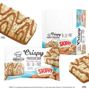 Genius Gourmet SKIPPY Crispy Protein Bar
