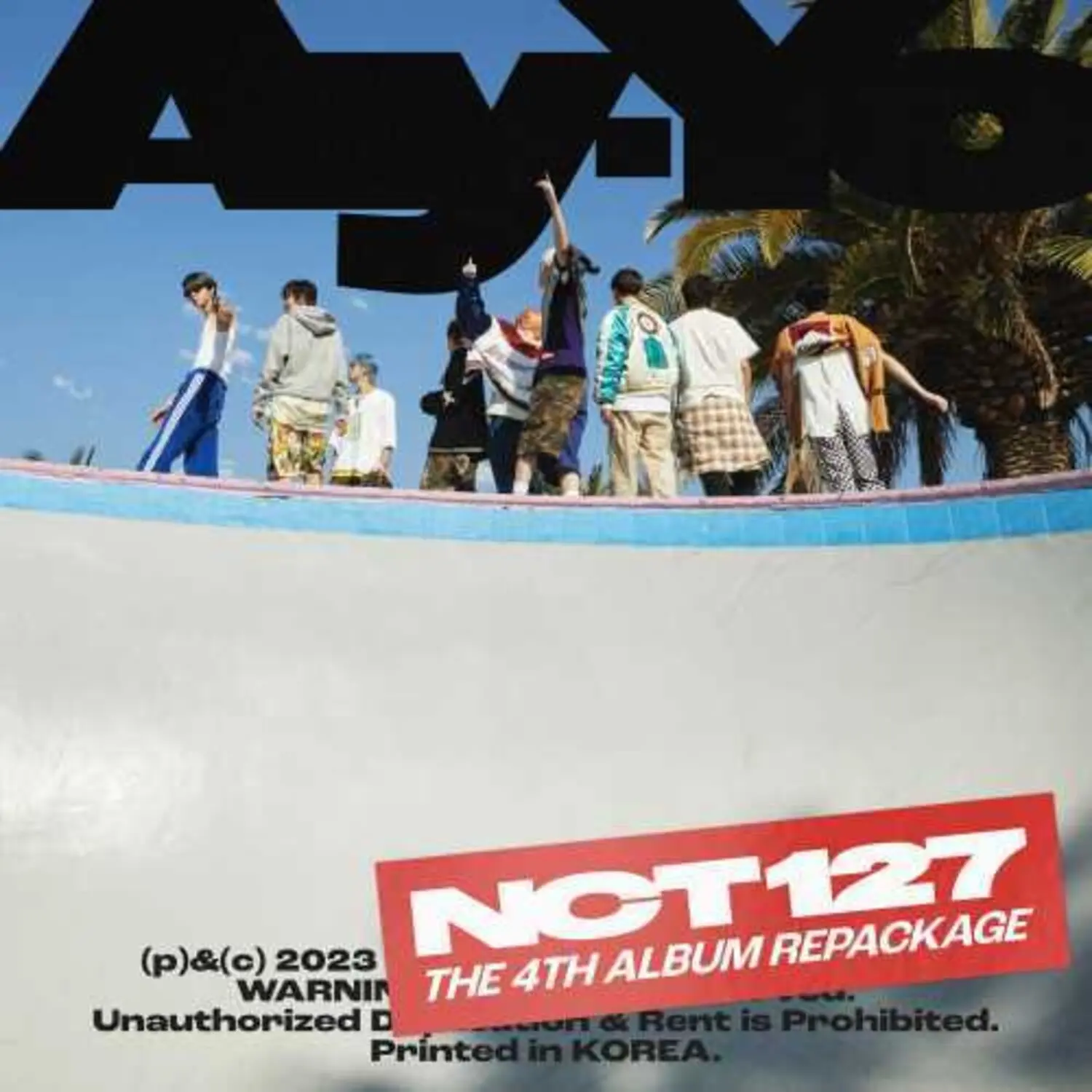 NCT 127 - The 4th Album Repackage 'Ay-Yo' [B Ver.]  [COMPACT DISC - CD] With Booklet, Photos, Poster