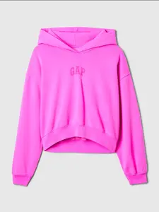 GAP VintageSoft Crop Logo Hoodie