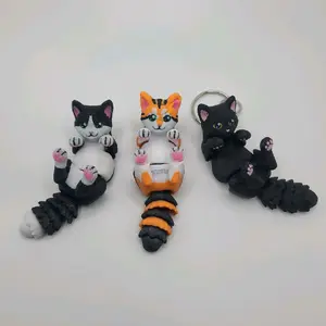 OneManMakes-Kittycat Keychain-