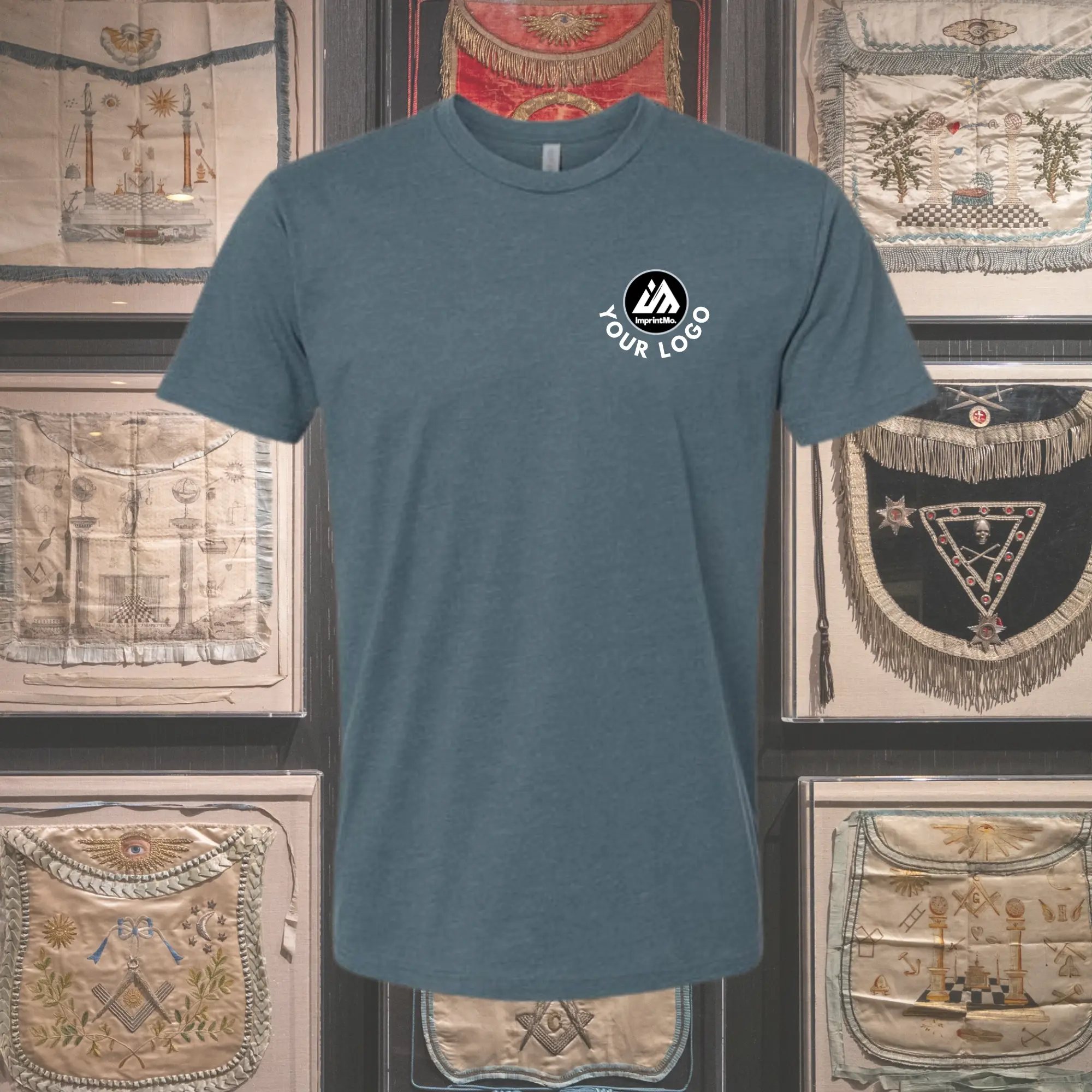 Indigo Level 6210 CVC T-Shirt | Premium Soft Custom Tee | Lightweight Cotton Poly Shirt