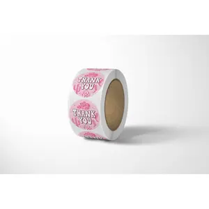 Disco Cowgirl Thank You Stickers - 500 Count