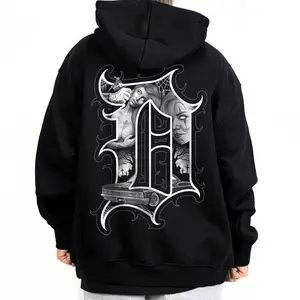 D Chicano Clothing, Gangster clothes, Hoodies for men, Men's clothing, Streetwear, Graphic tee Tattoo Style 5