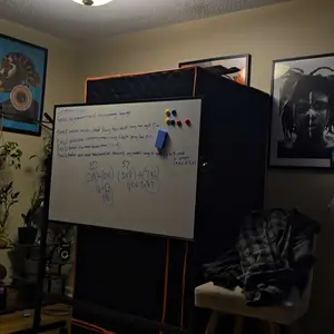 Rolling Whiteboard Double Sided , Magnetic White Board Dry Erase 46"x32" on Wheels, Dry Erase Board with Stand for School, Office and Home, Silver Aluminium Frame