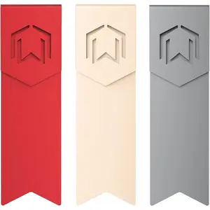 Mental Bookmark for Men, Stylish Bookmarks, Teacher Valentine ,   for Women, Men, Readers, Light&Durable  Bookmark with ANODIZING Technology, SuperGrip U-Shape Design-3 Pieces