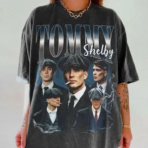 Vintage Peaky Blinders Tommy Shelby Shirt, Vintage TV Series Fan Gift, Gift For Fan