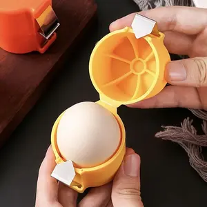 Egg Shell Opener, Quick Peeler, Egg Yolk Separator, Egg Cracking Tool, Egg Cracker Tool Portable Durable Kitchen Tool, Essential Cooking Accessory for Home Chefs