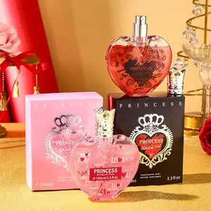 Women's Perfume Heart Floral Scent Long-Lasting 6-8 Hours Ideal Gift Elegant Design 100ML Liquid Spray Elegant Floral Fragrance
