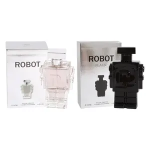Bundle of 2 Men's Cologne Robot and Robot Black Eau De Toilette 100ml/3.4fl.oz. - Fragrance for Men