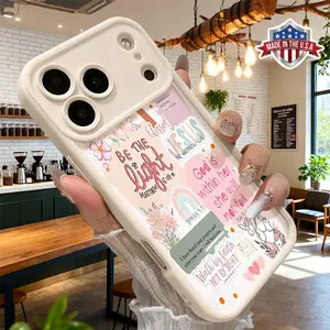 Floral Inspirational Quote Design Case for iPhone 17 16 15 14 Pro Max 13 12 11 XR XS Plus Shockproof Anti Drop Protective TPU Cover