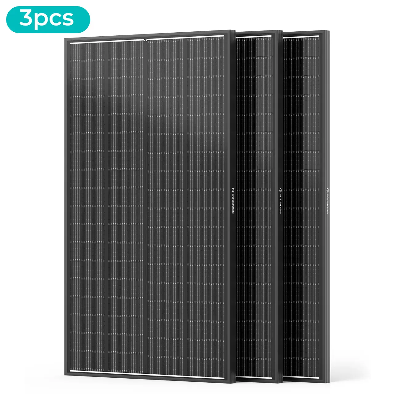 [Summerfinds] ECOBOSS 600W Solar Panel Kit, 3PCS 200W N-Type 16BB 12V Monocrystalline Solar Panels, 25.6% High Efficiency, IP68 Waterproof, 30-Year Lifespan for RV, Van, Marine & Off-Grid System
