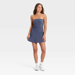 Women's Bandeau Active Dress - JoyLab Dark Blue S