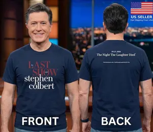 The Last Show with Stephen Colbert 2026 T-Shirt, Late Night Comedy Tee, Fan Shirt