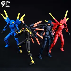 Lucky13 Dummy13 Ultrakill V1 Series Anime Characters-3D Printed Multi-Jointed Deformable Body Posing Model Multi-color Toys Gift
