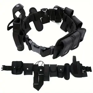 Utility Belt Set, 10 In 1 Multifunctional Security Gear, Nylon Holster Gear - For Outdoor Enthusiasts & Professionals - Perfect for Hiking, Camping & EDC - Ideal Gift for Adventurers(Sheets)