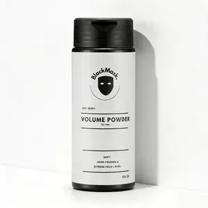 Men's Black Mask Haircare Texture Powder - Instantly Adds Texture, Boosts Volume, Offers Strong Hold, and Enables Gentle Cleansing