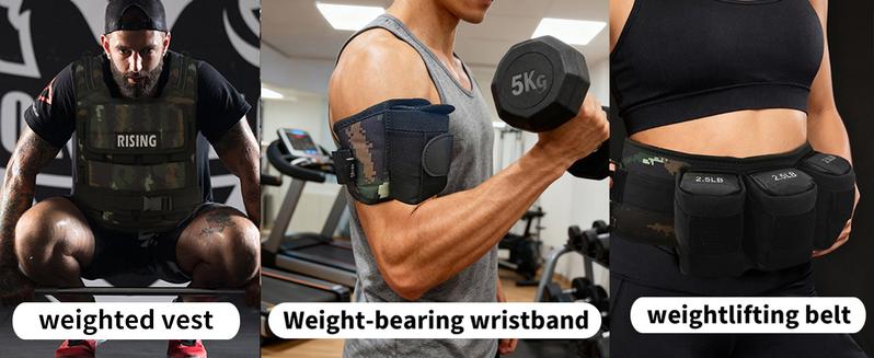 RISING Camouflage Adjustable Weighted Vest 2.5-40LB with Removable Weights for Enhanced Training Versatile Fitness Gear