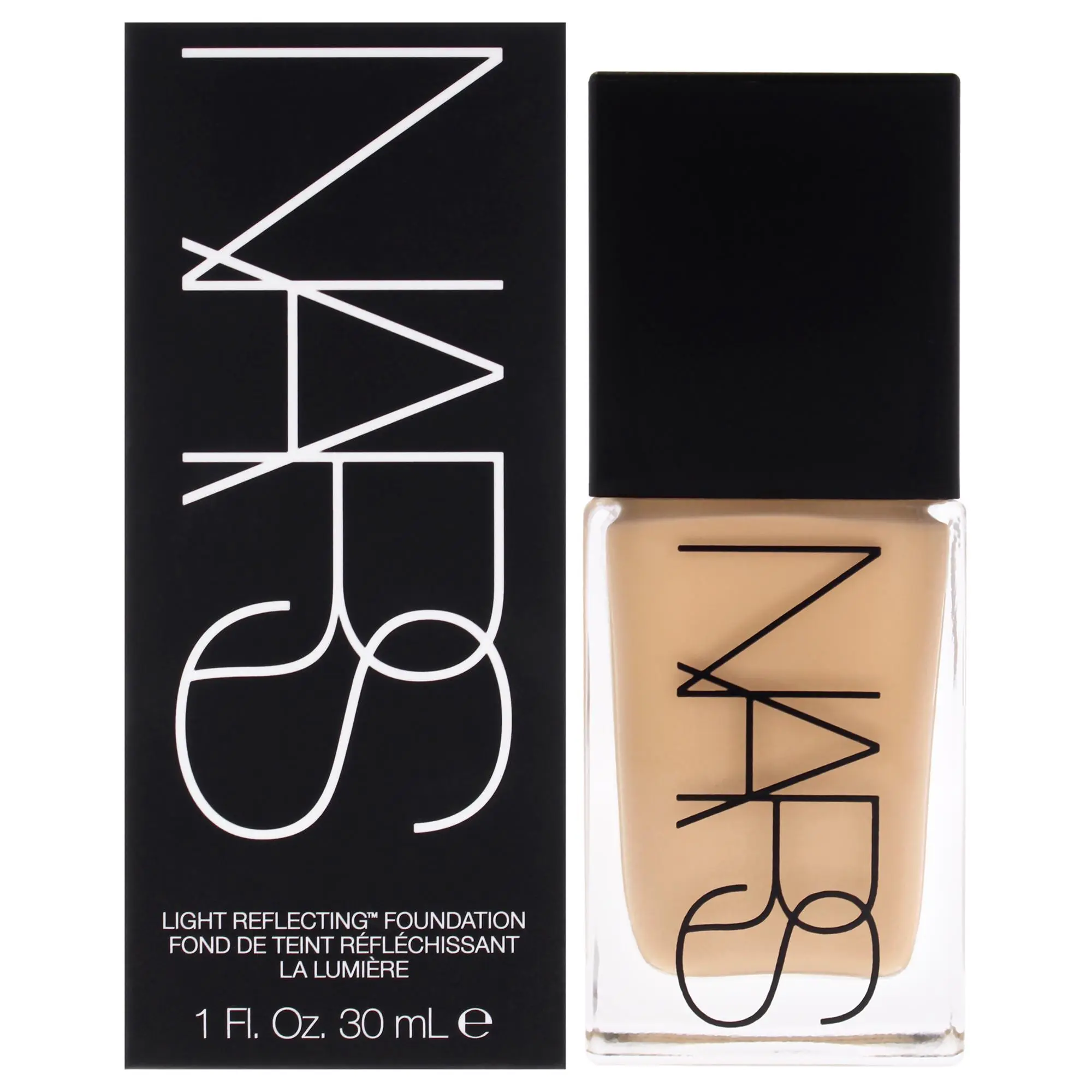 NARS Women's Light Reflecting Cosmetic Makeup Foundation - L4.5 Shade Vienna, 1 oz Bottle, Easy to Apply Evenly