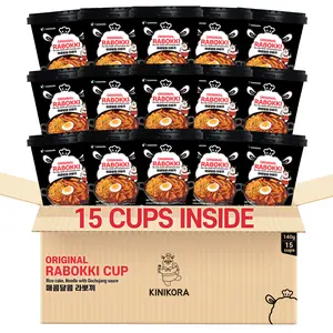 Original Spicy Rabokki 15 Pack 🌶️🌶️ Korean Instant Food
