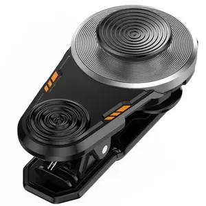360-Degree External Mobile Game Joysticks, Alloy Net & ABS Gaming Accessories for FPS Walking, Moving, Compatible with Android, iOS, PUBG